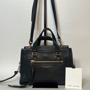 Marc Jacobs New York Cruiser Black Convertible Satchel NWOT